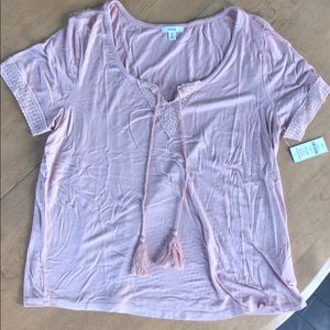 Ardene Pink Shirt. Size Medium.